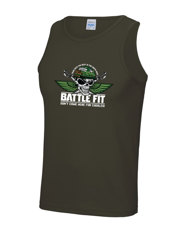 Mens Battle Fit Cool Vest